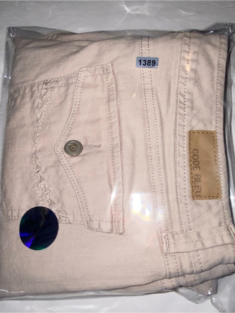 Code Bleu Women's Light Pink Jeans - Picture 13 of 13